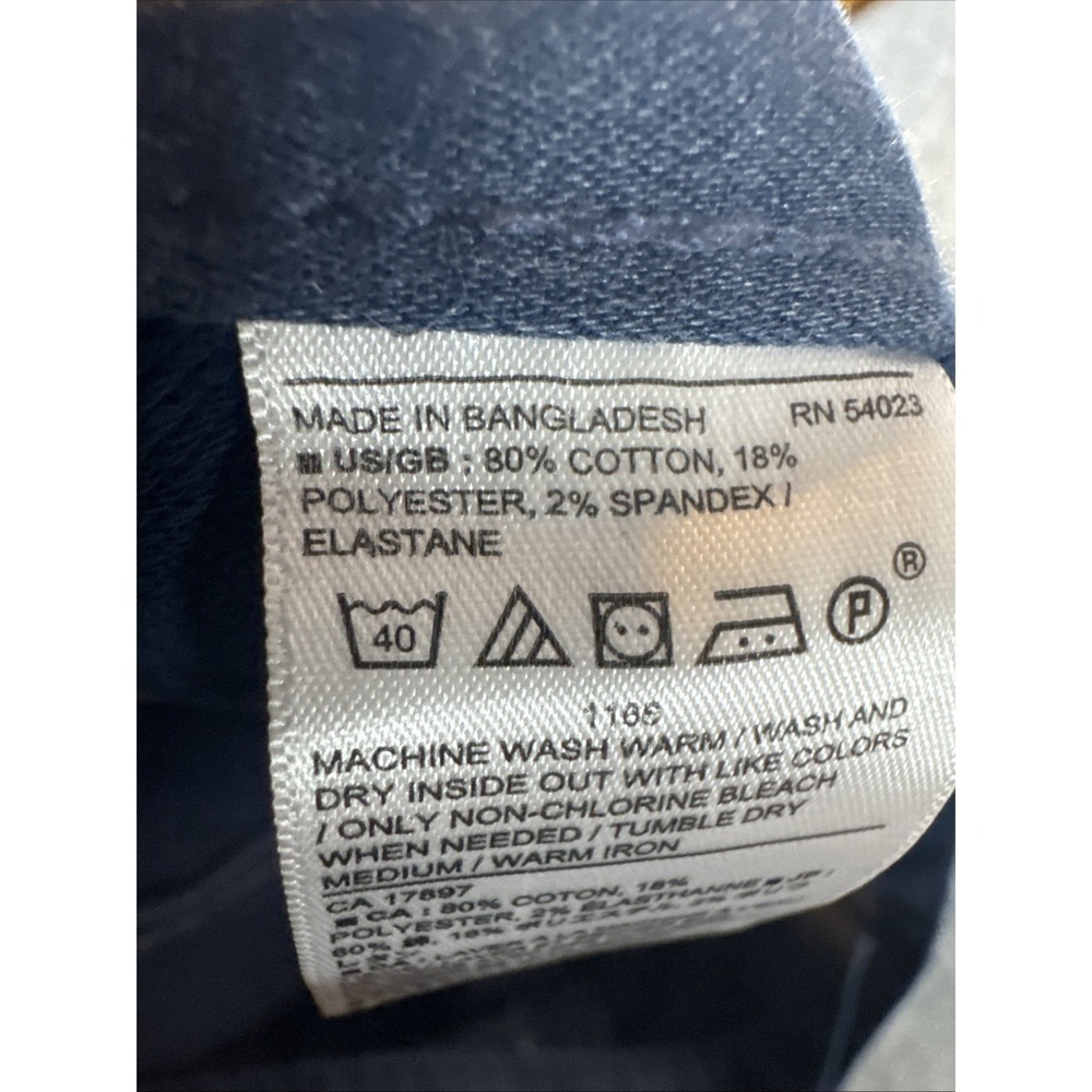 Banana Republic Men Travel Jean Pant Athletic Fit Stretch Blue Wash Sz 36x31 NEW - Picture 8 of 8